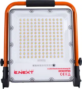 Прожектор світлодіодний акумуляторний e.LED.flood.stand.emerg.20 №4