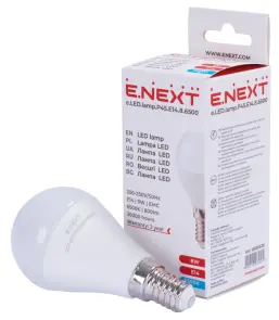 Лампа светодиодная e.LED.lamp.P45.E14.8.6500 №2