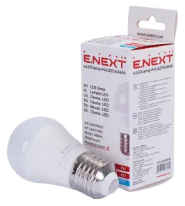 Лампа светодиодная e.LED.lamp.P45.E27.8.6500 №2