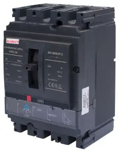 Силовий автоматичний вимикач e.industrial.ukm.100R.50 з регулюванням, 3р, 50А №1
