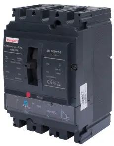 Силовой автоматический выключатель e.industrial.ukm.100R.100 с регулировкой, 3р, 100А №1