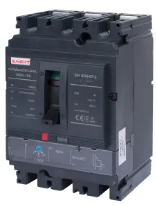 Силовой автоматический выключатель e.industrial.ukm.160R.160 с регулировкой, 3р, 160А №1