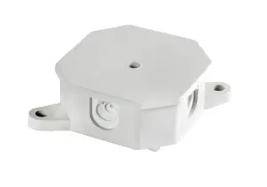 Коробка распределительная e.db.stand.r2.85x85x35K с клеммником, 85х85х35 мм, IP 44, Р 2, наружная №1
