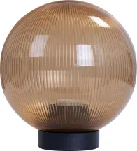 Світильник e.street.light.200.gold.pr.ua типу "Куля" золотистий призма, Е27