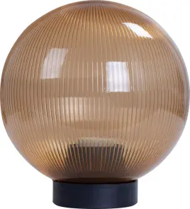 Світильник e.street.light.200.gold.pr.ua типу "Куля" золотистий призма, Е27 №1