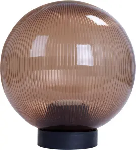 Світильник e.street.light.200.bronze.pr.ua типу "Куля" бронза призма, Е27 №1