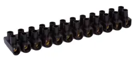 Клеммная колодка делимая, 12групп e.tc.stand.12.4.black, 3 А, черная