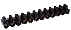 Клемна колодка ділима, 12груп e.tc.stand.12.25.black, 60 А, чорна