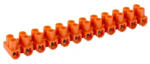 Клеммная колодка делимая, 12групп e.tc.stand.12.4.orange, 3 А, оранжевая №1