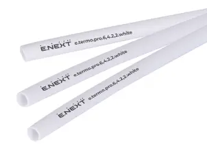 Термоусадочная трубка с клеевым слоем e.termo.pro.6,4.2,2.white, 6,4/2,2, 1м, белая №1