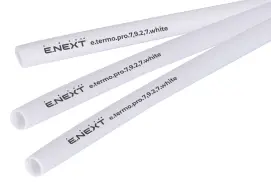 Термоусадочная трубка с клеевым слоем e.termo.pro.7,9.2,7.white, 7,9/2,7, 1м, белая