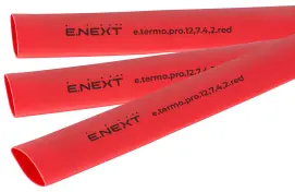 Термоусадочная трубка с клеевым слоем e.termo.pro.12,7.4,2.red, 12,7/4,2, 1м, красная