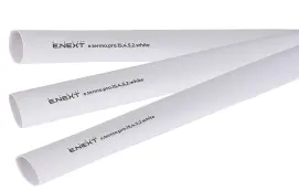 Термоусаджувальна трубка з клейовим шаром e.termo.pro.15,4.5,2.white, 15,4/5,2, 1м, біла