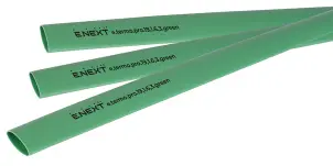 Термоусадочная трубка с клеевым слоем e.termo.pro.19,1.6,3.green, 19,1/6,3, 1м, зеленая №1