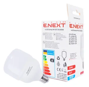 Лампа светодиодная e.LED.lamp.HP.E27.20.6500, 20Вт, 6500К №2