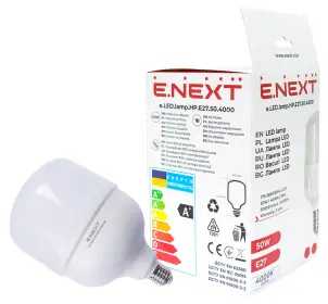 Лампа светодиодная e.LED.lamp.HP.E27.50.4000 №2