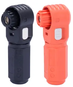 Клеммы проходные для аккумуляторов e.tc.dc.industrial.130 оранжевая и черная 130 А №2