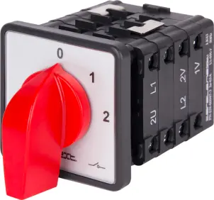 Пакетний перемикач LK63/4.322-ZP/45 щитовий, з передньою панеллю, 0-1-2, 63А №2