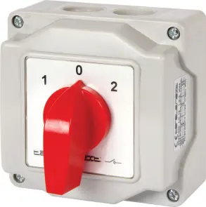 Пакетный переключатель LK16/3.323-ОВ/45 в корпусе, 3p, 1-0-2, 16А, IP44 №1