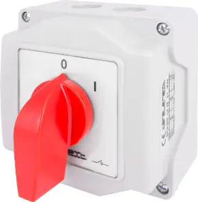Пакетный переключатель LK25/2.211-ОВ/45 в корпусе, 3p, 0-1, 25А, IP44 №1