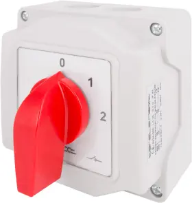 Пакетний перемикач LK25/4.322-ОВ/45 в корпусі, 0-1-2, 25А, IP44 №1