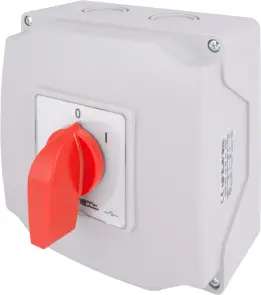 Пакетний перемикач LK40/1.216-ОВ/45 в корпусі, 1p, 0-1, 40А, IP44 №1
