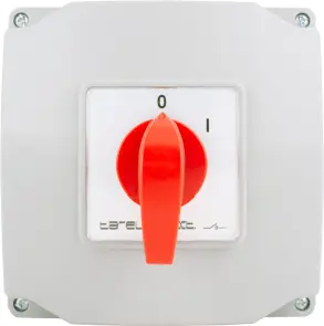 Пакетний перемикач LK63/2.211-ОВ/45 в корпусі, 3p, 0-1, 63А, IP44 №3