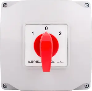 Пакетний перемикач LK63/3.323-ОВ/45 в корпусі, 3p, 1-0-2, 63А, IP44 №2