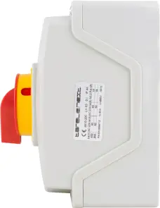 Пакетный переключатель LK63/2.211-ОК/45 в корпусе (под пломбировку), 3p, 0-1, 63А, IP44 №2