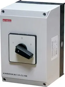 Пакетный переключатель в корпусе e.industrial.sb.1-0-2.4.100, 4р, 100А (1-0-2) №1