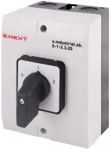 Пакетный переключатель в корпусе e.industrial.sb.0-1-2.3.20, 3р, 20А (0-1-2)