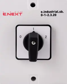 Пакетный переключатель в корпусе e.industrial.sb.0-1-2.3.20, 3р, 20А (0-1-2) №2