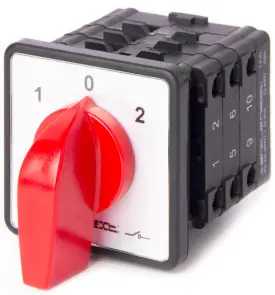 Пакетный переключатель LK40/3.323-SP/45 щитовой, на DIN – рейку, 3p, 1-0-2, 40А №1