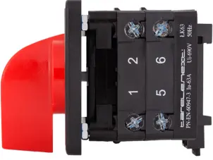 Пакетный переключатель LK63/2.211-SP/45 щитовой, на DIN – рейку, 3p, 0-1, 63А №3