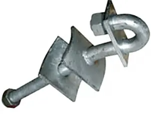 Сквозной крюк e.through.hook.pro.310.20.s, 240мм, М20 с предохранительной пластиной №1