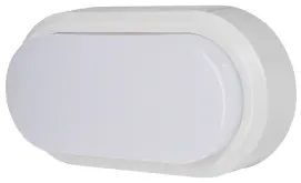 Світильник світлодіодний вологозахищений e.LED.oval.8.6500.white, 8Вт, 6500К, IP54, білий