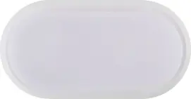 Світильник світлодіодний вологозахищений e.LED.oval.12.6500.white, 12Вт, 6500К, IP54, білий