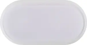 Світильник світлодіодний вологозахищений e.LED.oval.12.6500.white, 12Вт, 6500К, IP54, білий №1