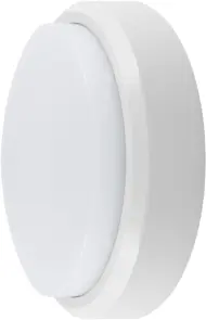 Світильник світлодіодний вологозахищений e.LED.rondo.8.6500.white, 8Вт, 6500К, IP54, білий №1