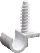 Кліпса e.pipe.uni.clip.stand.14 для труби д.14 універсальна з дюбелем