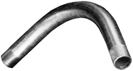 Угловой металлический соединитель e.industrial.pipe.thread.angle.1-1/4", 90 град. с резьбой