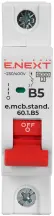 Модульный автоматический выключатель e.mcb.stand.60.1.B5, 1р, 5А, B, 6кА