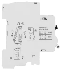 Сигнальный дополнительный контакт e.mcb.stand.60.alt №4