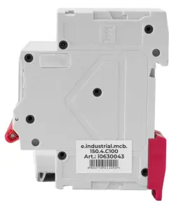 Модульный автоматический выключатель e.industrial.mcb.150.4.C100, 4р, 100A, C, 15кА №5