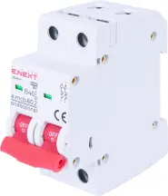 Модульный автоматический выключатель e.mcb.pro.60.2.B 40 new, 2р, 40А, В, 6кА, new