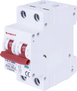 Модульный автоматический выключатель e.industrial.mcb.100.2.C25, 2 г, 25А, C, 10кА №1