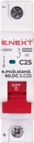 Модульний автоматичний вимикач e.mcb.stand.60.DC.1.C25, 1р, 25А, C, 6кА, DC №2