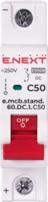 Модульний автоматичний вимикач e.mcb.stand.60.DC.1.C50, 1р, 50А, C, 6кА, DC №2