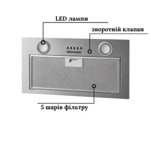 Вытяжка GRANADO Palamos 3603-700 Inox №4