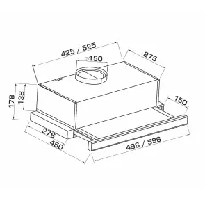 Витяжка GRANADO Telde 603-700 White №8